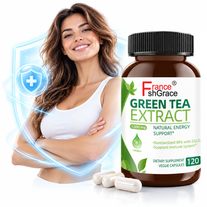 Cápsulas de Extracto de Té Verde Shecome con Etiqueta Personalizada, 1000 mg, Suplemento Quemagrasas para el Apoyo Cardíaco para Adultos - Product Image 1