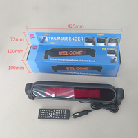 D750 Mensajes de funcionamiento intermitentes LED Car Sign12V LED Car Display Remote Programable LED Billboard Bright Single Color LED Sign