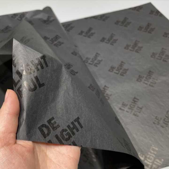 Custom 17G Thinner Wrapping Tissue Paper LOGO Print 50*70Cm Waterproof ...
