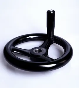 High Quality Cast Iron Valve Round Flange Black Bakelite Handwheels