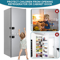 Serrures de sécurité adhésives pour enfants serrure à clé pour tiroir de meuble de sécurité pour bébé