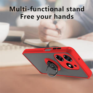 Чехлы для телефонов Tecno Spark Go 1 Spark 20 Pro + 10 Pova 6 Pova Neo 3 матовые 360 поворотные кольца-подставка полупрозрачный чехол для телефона - Product Image 6