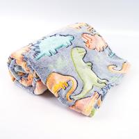 Couvertures en molleton en peluche moelleux en flanelle avec couleur néon dans la couverture à motif personnalisé pour les enfants