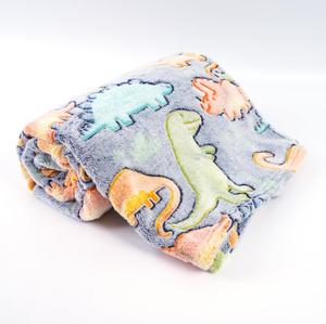 Couvertures en molleton en peluche moelleux en flanelle avec couleur néon dans la couverture à motif personnalisé pour les enfants - Product Image 2