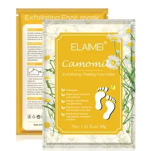 Yidelaimei — masque de gommage capillaire à base de camomille, exfoliant, organique, pour soins des pieds