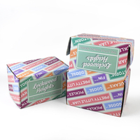 Boîte d'expédition en carton ondulé personnalisable avec logo et taille sur mesure, impression avec pelliculage mat, recyclable, pour l'expédition et l'emballage