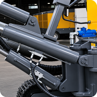Foreuse rotative diesel pour le forage de minerai avec composant de pompage, profondeur de forage de 21 m