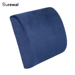 Ergonomic Lumbar Support Pillow for Chair Elevates Lower Back Comfort Zone 100% Pure Memory Foam Filling Lumbar cushion