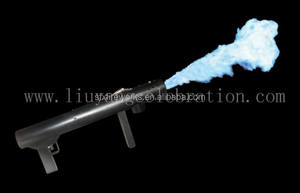 नाइट क्लब कॉन्सर्ट फॉक्स हाई-परफॉर्मेंस हैंडहेल्ड मेटल लौ गन इलेक्ट्रिक लौ कैनन के लिए स्टेज पार्टी हेलोलिन कार्निवल सूखी बर्फ - Product Image 4