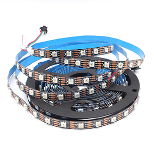 Tira de <span class=keywords><strong>LED</strong></span> <span class=keywords><strong>RGB</strong></span> Direccionable WS2815, DC12V, <span class=keywords><strong>SMD5050</strong></span>, 30LED, 60LED, 144LED/m, 5m, <span class=keywords><strong>IP20</strong></span>, IP65, IP68, Impermeable, para Proyectos de Iluminación de Bares y Hoteles - Product Image 2