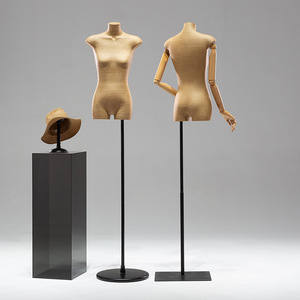 <span class=keywords><strong>Maniquí</strong></span> de Plástico Ajustable de Estilo Retro <span class=keywords><strong>para</strong></span> Tienda de <span class=keywords><strong>Ropa</strong></span>, <span class=keywords><strong>Maniquí</strong></span> de Medio Cuerpo <span class=keywords><strong>para</strong></span> Mujer con Pecho Plano, <span class=keywords><strong>para</strong></span> Exhibición de <span class=keywords><strong>Ropa</strong></span> - Product Image 4