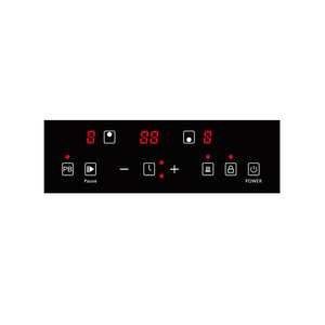Table de cuisson à induction encastrable et sur plan de travail certifiée ETL, cuisinière électrique double zone 12 pouces 1800W pour camping-car et petite cuisine - Product Image 4