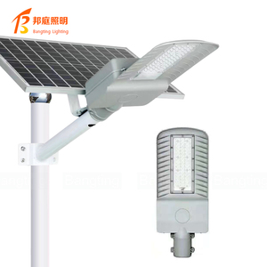 Lámpara <span class=keywords><strong>Solar</strong></span> LED para Exteriores, Todo en Uno, Impermeable IP65, de Aluminio, 40W, Diseño 2 en 1, para Calle y Carretera, en Oferta - Product Image 2