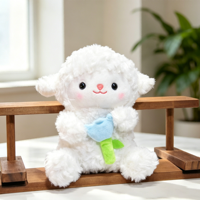 Pasokan Pabrik Boneka Plush Duo Mie Bunga 8 Inci, Boneka Isi Lembut untuk Toko Mainan dan Ritel Hadiah