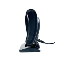 Escáner de código de barras de escritorio inteligente compatible con USB PS/2 2D CMOS omnidireccional montado fijo Express para mercado de efectivo modelo negro