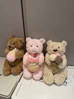 Adorable Peluche Ours Leo Gâteau Fraise Sakura Ultra Douce, Doudou d'Anniversaire, Rembourrage Coton PP, 31cm-50cm, pour Enfants (7-14 Ans)