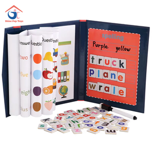 Juego de Letras Magnéticas para el Alfabeto, Juego de Ortografía con Clip, Letras Plegables para Formar Palabras, Juguete Educativo para Niños de 3 a 6 Años - Product Image 1