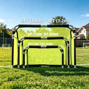 Portería de Fútbol de Aluminio Personalizada, Red de Fútbol Portátil para Entrenamiento, Portería de Fútbol Plegable para Niños, Perfecta para Entrenamientos, Partidos y Juegos en el Patio Trasero - Product Image 3