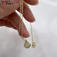2026 meilleur cadeau de noël lune NFC musique intelligente pendentif collier Mini étiquette bijoux avec Communication NFC 13.56MHz