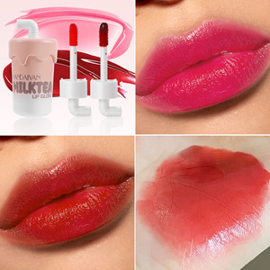 Handailyan mới đến tự làm trà sữa cup Lip Gloss và Blush cao sắc tố màu sắc phong phú lỏng 6 màu sắc khác nhau có sẵn - Product Image 3