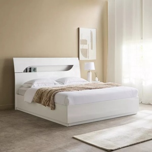 Cabecero de Cama de Madera Maciza con Diseño Tradicional, Ajustable, Tamaño King, Tallado a Mano, Lacado en Blanco, Estilo Moderno y Minimalista - Product Image 5