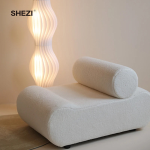SHEZI Modern Nordic Italian <strong>Corner</strong> <strong>Sofa</strong> Set <strong>Inflatable</strong> Design With Sponge Filling for Living Room or Home Office One Seat Model - Product Image 2