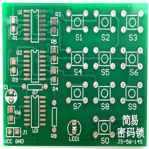 Bộ Khóa Mật Mã Đa Năng Bộ Khóa Điện Tử Lắp Ráp Khóa Điện Tử Tự Làm Sản Xuất Điện Tử - Product Image 2