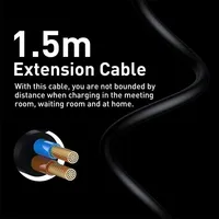 Baseus 65W GaN Chargeur de bureau Chargeur rapide 4 en 1 Chargeur de téléphone portable Adaptateur pour iPhone 15 14 13 Pro Max Xiaomi Samsung