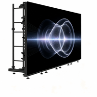 Mur vidéo LED extérieur P4 pour la publicité, panneau d'affichage numérique, centre commercial, station-service, écran résistant aux intempéries, haute luminosité