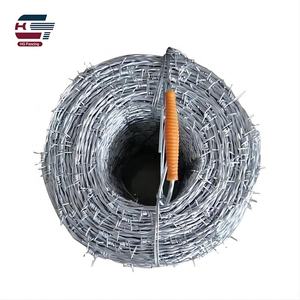Pabrik langsung murah dilapisi PVC galvanis celup kawat baja tahan karat berduri - Product Image 2