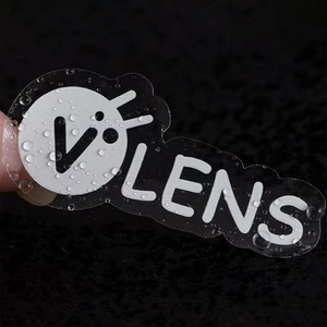 Etiquetas de Vinilo Transparentes Holográficas Adhesivas de Alta Calidad, Resistentes al Agua, para Cosméticos, Brillo Labial, Velas, Embalaje de Grado Alimenticio - Product Image 3