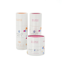 Envase de Sushi Ecológico Personalizado, Tubo de Papel Cilíndrico con Logotipo Personalizado, Venta al Por Mayor, MOQ Bajo