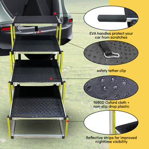 Handige 5-stappen Opvouwbare Hondentrappen Sport-En Entertainmentladder Voor Huisdieren - Product Image 3