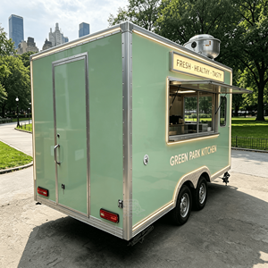 Food Truck à Bubble Tea, Remorque de Concession de Jus, Chariot Alimentaire Mobile, Food Truck Commercial avec Fenêtre de Service, Camion de Jus pour Entreprise - Product Image 1