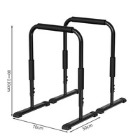 Station de barre de dips réglable en hauteur CZFIT pour la salle de sport à domicile, dips pour les triceps, tractions, stabilisateur, support de push-up parallèle