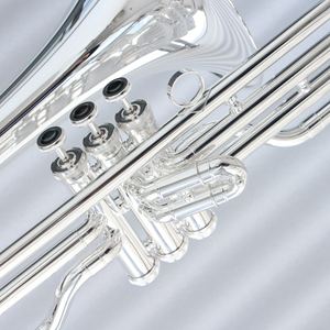 Trombone di alta qualità tono Trombone ottone argento placcato Trombone per Marching Band & <span class=keywords><strong>Orchestra</strong></span> - Product Image 4