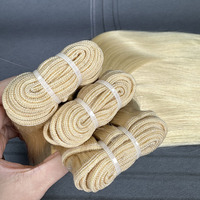 Extensiones de Cabello Humano Natural Liso de Primera Calidad # Cabello Humano Virgen 613 100% Doble Trama, Cabello Vietnamita, Precio al por Mayor