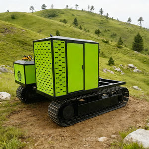 Js Heavy Duty Diesel <span class=keywords><strong>Crawler</strong></span> Chassis 5T Laadvermogen Stalen Sporen Rubber Stedelijke Ruïnes Ruige Bergen Laag Zwaartekracht 80/63 - Product Image 2