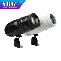 Mini Proyector LED RGBW de 15W con 5 Efectos Gobo, Control DMX512, Alcance de 10 Hazos, Protección IP20, Luces Láser de Alto Rendimiento