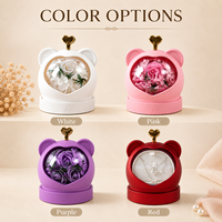 Boîte Cadeau en Gros pour Collier LED, Boîte d'Emballage Bijoux en Forme d'Ours, Boîte Cadeau Romantique Personnalisable en Couleur