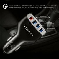 4-Port 2-Port USB QC 3.0 Schnelles Autoladegerät für iPhone Handy Samsung Android