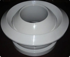 Diffuseur de jet sphérique rond industriel en aluminium durable pour système de <span class=keywords><strong>ventilation</strong></span> CVC, <span class=keywords><strong>grille</strong></span> d'alimentation en air - Product Image 5