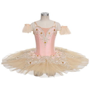 Robe de danse pour petite fille, costume de Ballet Orange, <span class=keywords><strong>Tutu</strong></span>, vêtement de qualité supérieure, pour les enfants, les femmes et les adultes, livraison gratuite - Product Image 4