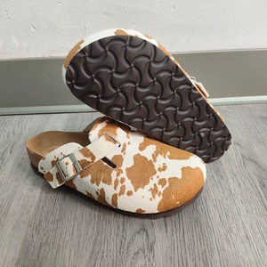 Mozhixi Private Label Sabots Birken en fourrure unisexe Taille 35-48 <span class=keywords><strong>Mohair</strong></span> Confortable Femmes Hommes Poils de vache Mule Sabots en liège - Product Image 6
