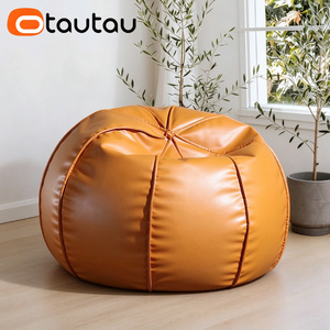 Funda <span class=keywords><strong>de</strong></span> Puf Reclinable Impermeable <span class=keywords><strong>de</strong></span> Piel Sintética Moderna OTAUTAU DD038, No Requiere Relleno - Product Image 6