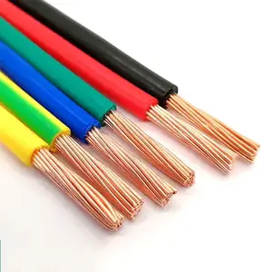 copper wire bv/bvr 1.5 mm 2.5mm 4mm 6mm 10mm house wiring electrical cable pvc wire