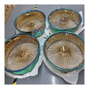 Rines de 26 Pulgadas con Tapa Central Flotante, Rines de Alambre de 26 Pulgadas, Rines de Alambre con Diseño Dayton de Plato Profundo - Product Image 5