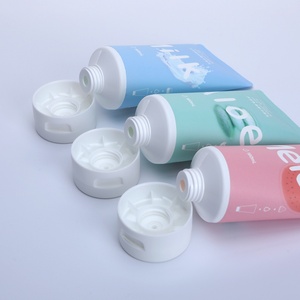 Wholesale Custom Logo Printed Empty <b>Sunscreen</b> Cream Lotion Container Squeeze Plastic White 50ml-200ml Tube Cosmetic Skin Care - Product Image 2