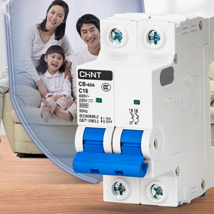 Interruptor Automático Miniatura CB-60A de Nueva Energía, 1P 2P 50A 4P, Montaje en Riel DIN para CC 110V 220V, Interruptor MCB de Cobre para Riel DIN - Product Image 3
