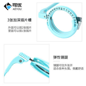 Montura de Prueba de Optometría Keyou, Aleación de Aluminio y Magnesio, Montura Completa Redonda, Aparato Manual para Examen de Agudeza Visual - Product Image 2